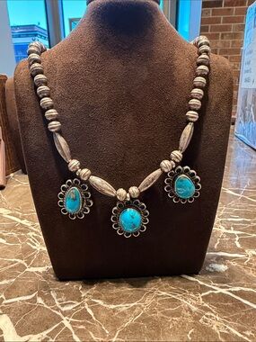 Very Vintage Morenci Turquoise Choker